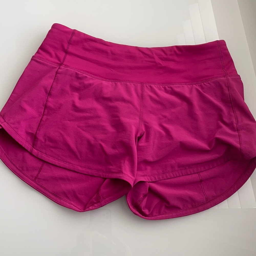 lululemon Speed Up MR 4” Ripened Raspberry